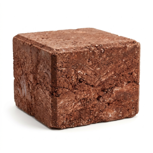 Provide your farm animals with vital nutrients using our brown, porous salt mineral blocks. These cubic blocks boast a textured surface for easy access and are a reliable source of electrolytes and minerals. Ensuring optimal health and growth in your livestock is our priority!